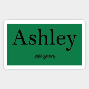 Ashley Name meaning Magnet